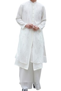 Chinese Tang costume men's Han suit Chinese Style Men's costume ancient costume long gown meditation suit Taoist robe Xianqi Kung Fu SHIRT CREW drama suit SKF001 detail view-3